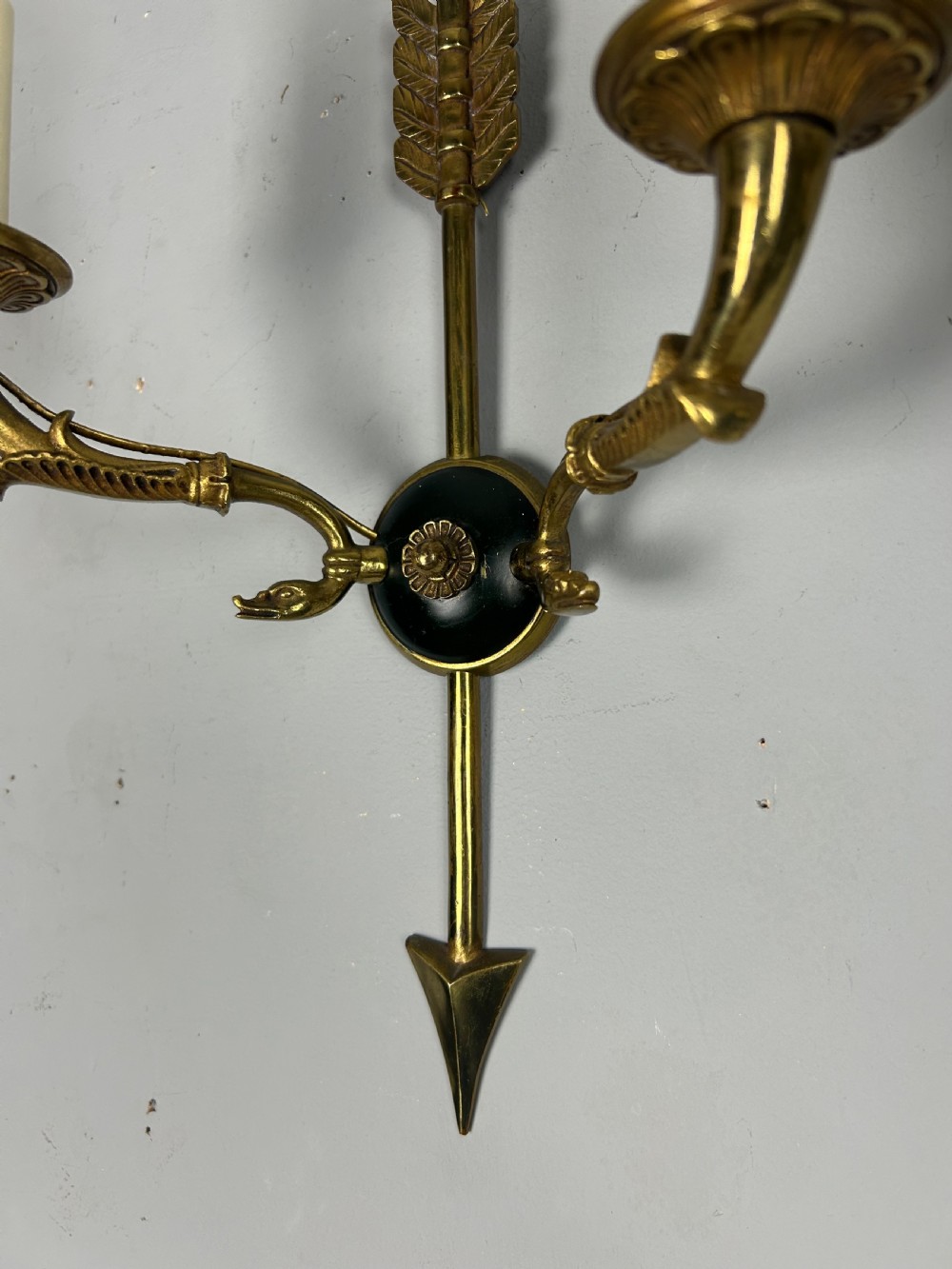 Pair Of French Empire Antique Wall Lights View IV