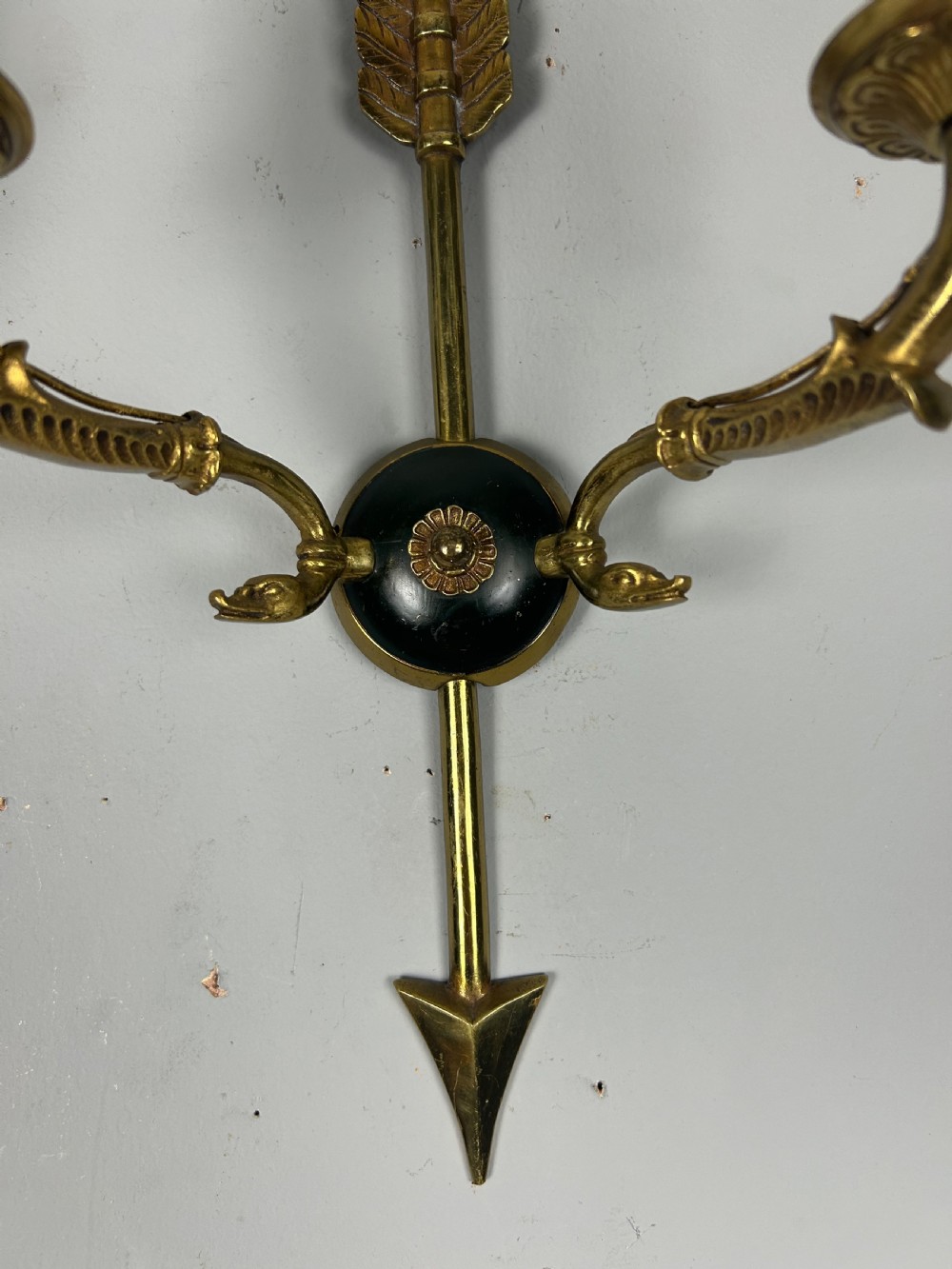 Pair Of French Empire Antique Wall Lights View V
