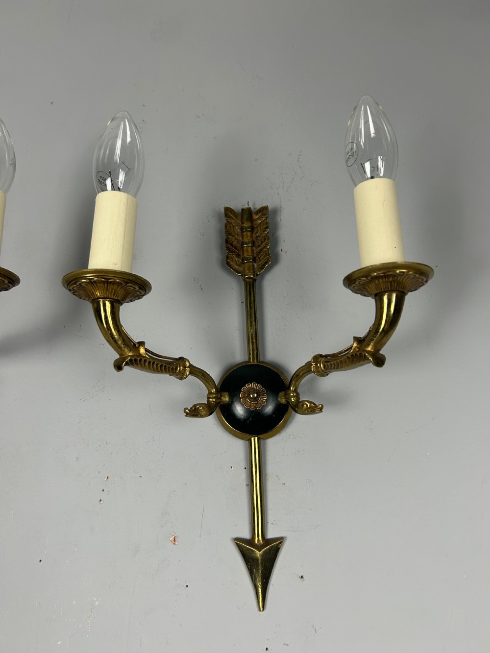 Pair Of French Empire Antique Wall Lights View VI