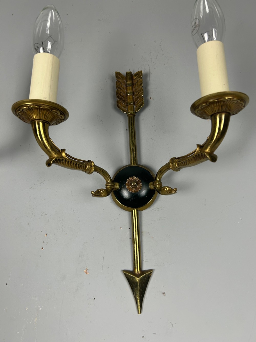 Pair Of French Empire Antique Wall Lights View VII
