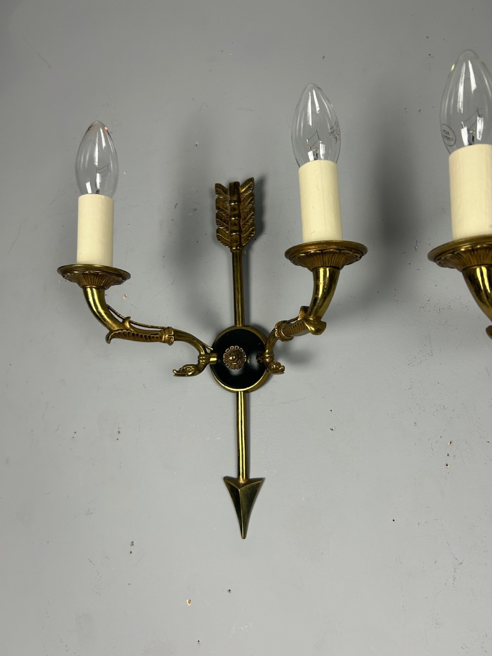Pair Of French Empire Antique Wall Lights View VIII