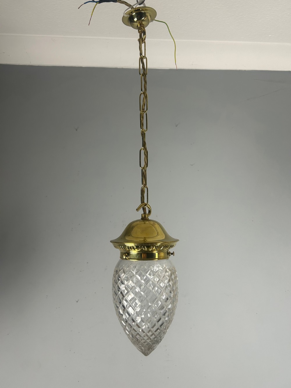 Crystal Glass Pendant Ceiling Light  View IV