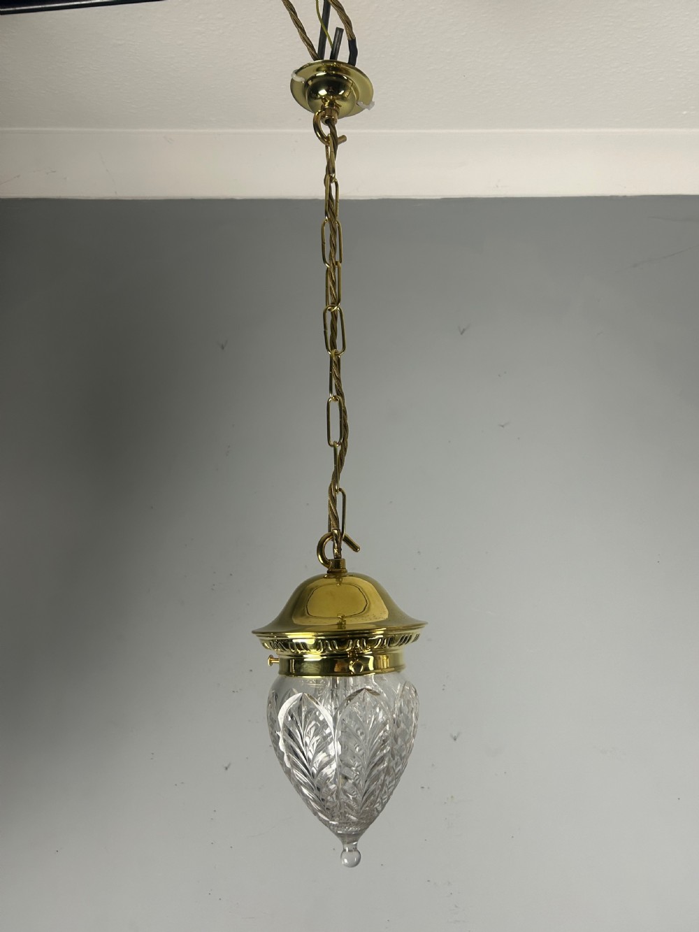 Crystal Glass Pendant Ceiling Light  View IV