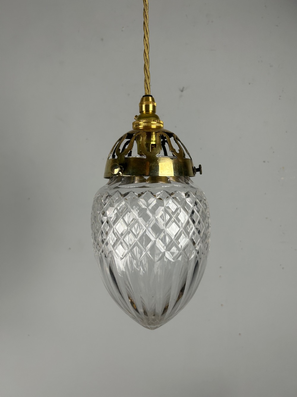 Crystal Glass Pendant Ceiling Light With Original Gallery Reg Mark