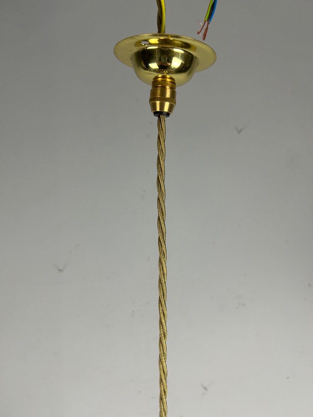 Crystal Glass Pendant Ceiling Light With Original Gallery Reg Mark View II