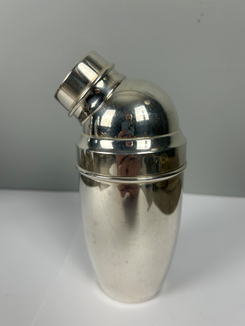 Wilhelm Wolff Art Deco Silver Plated Small Cocktail Shaker 