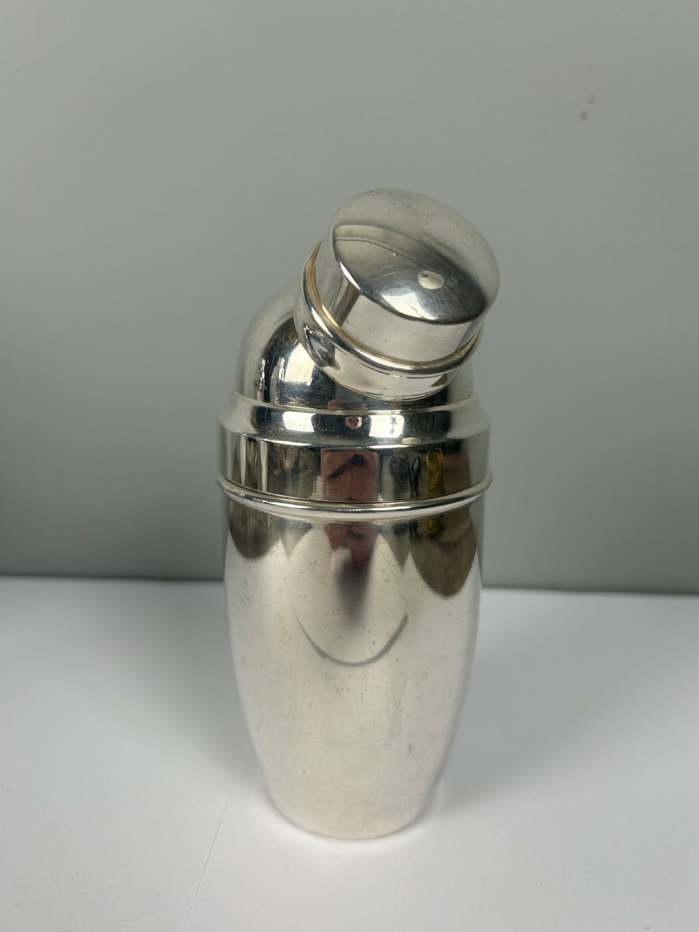 Wilhelm Wolff Art Deco Silver Plated Small Cocktail Shaker  View VI