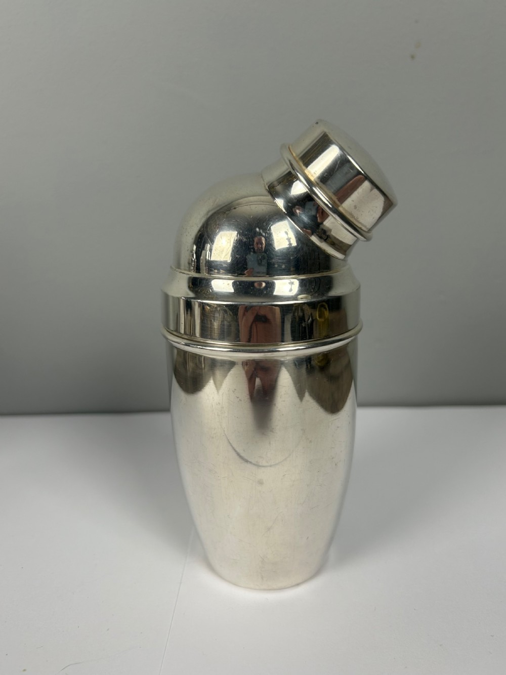 Wilhelm Wolff Art Deco Silver Plated Small Cocktail Shaker  View VII