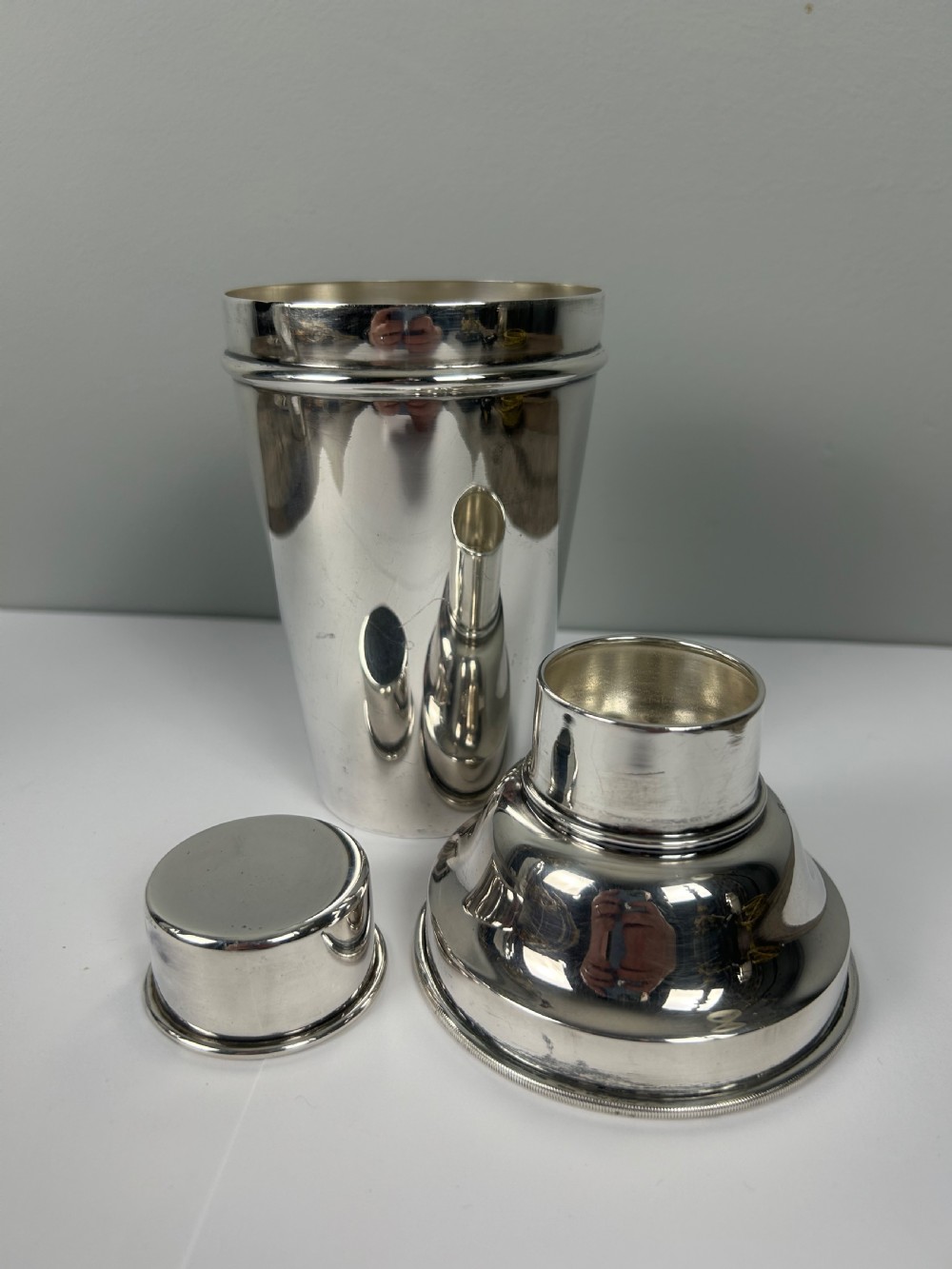 Art Deco Silver Plated Cocktail Shaker by Charles S Green & Co Ltd View III