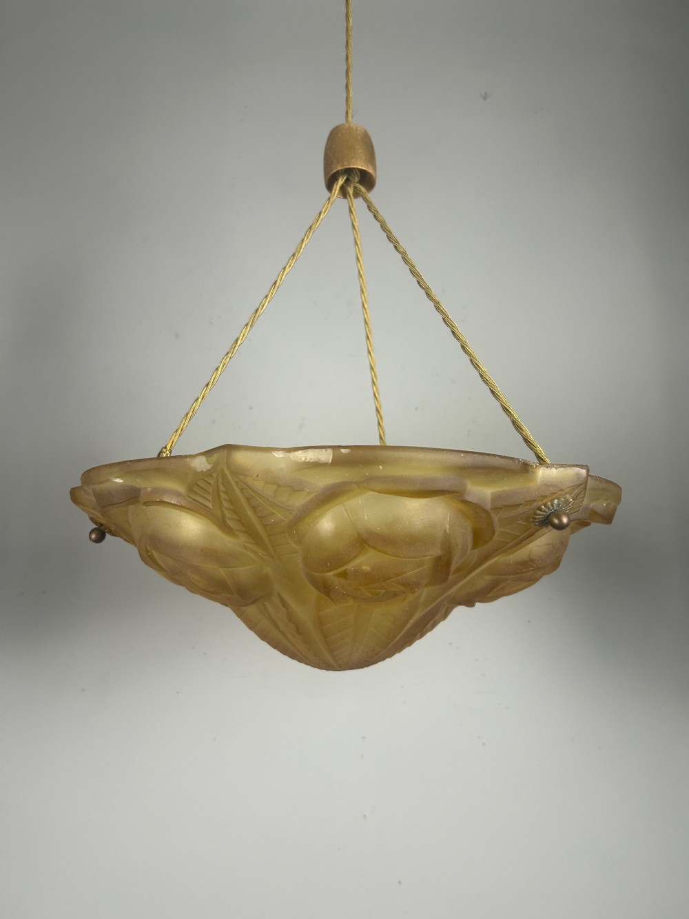French Art Deco Ceiling Light, Plafonnier