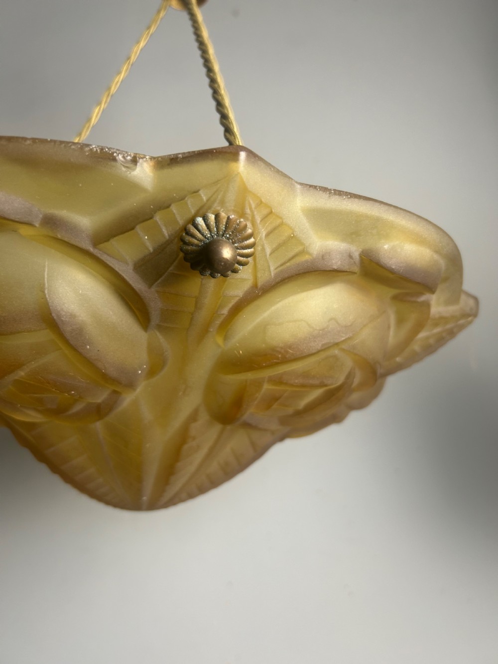 French Art Deco Ceiling Light, Plafonnier View II