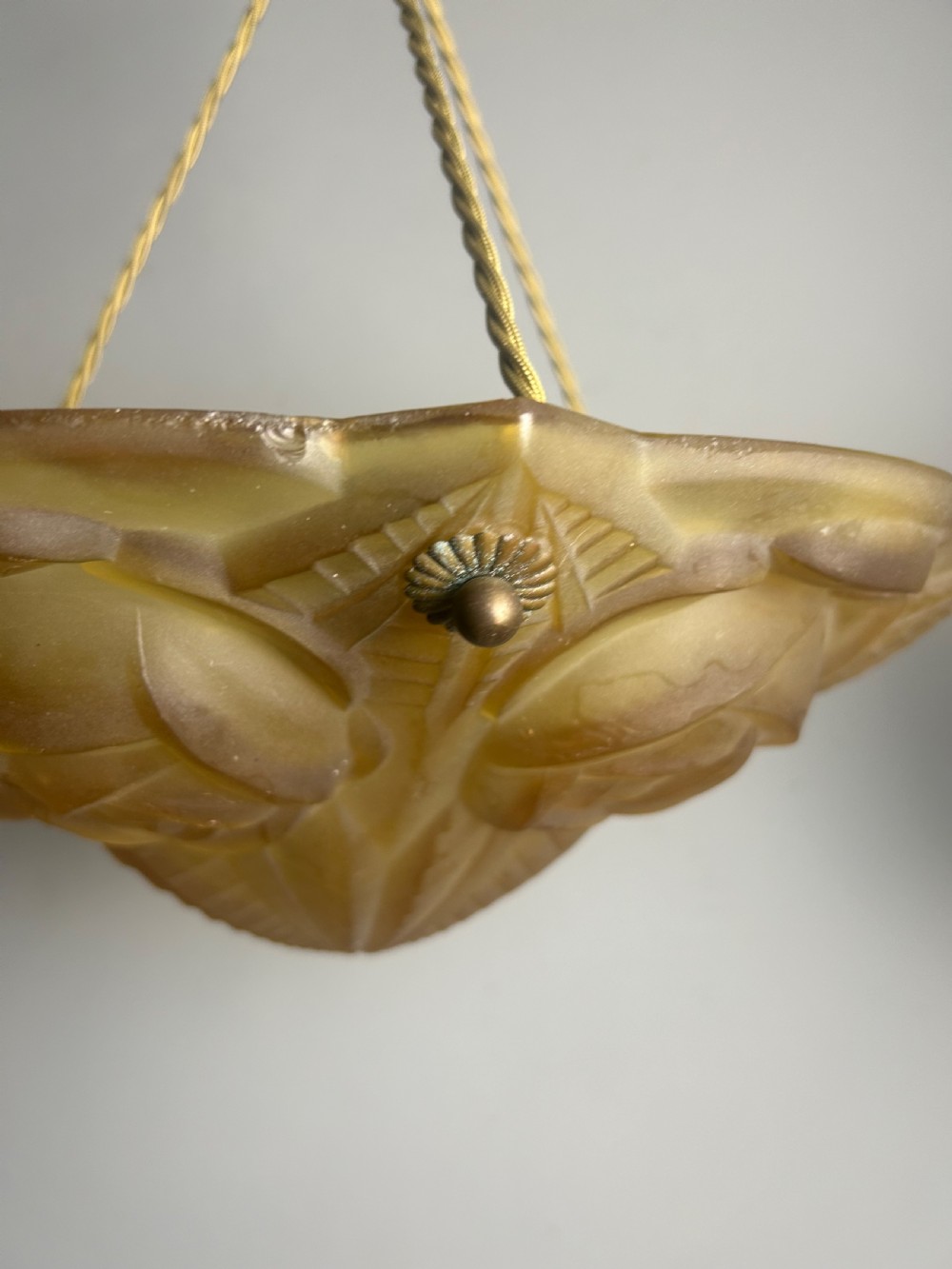 French Art Deco Ceiling Light, Plafonnier View III