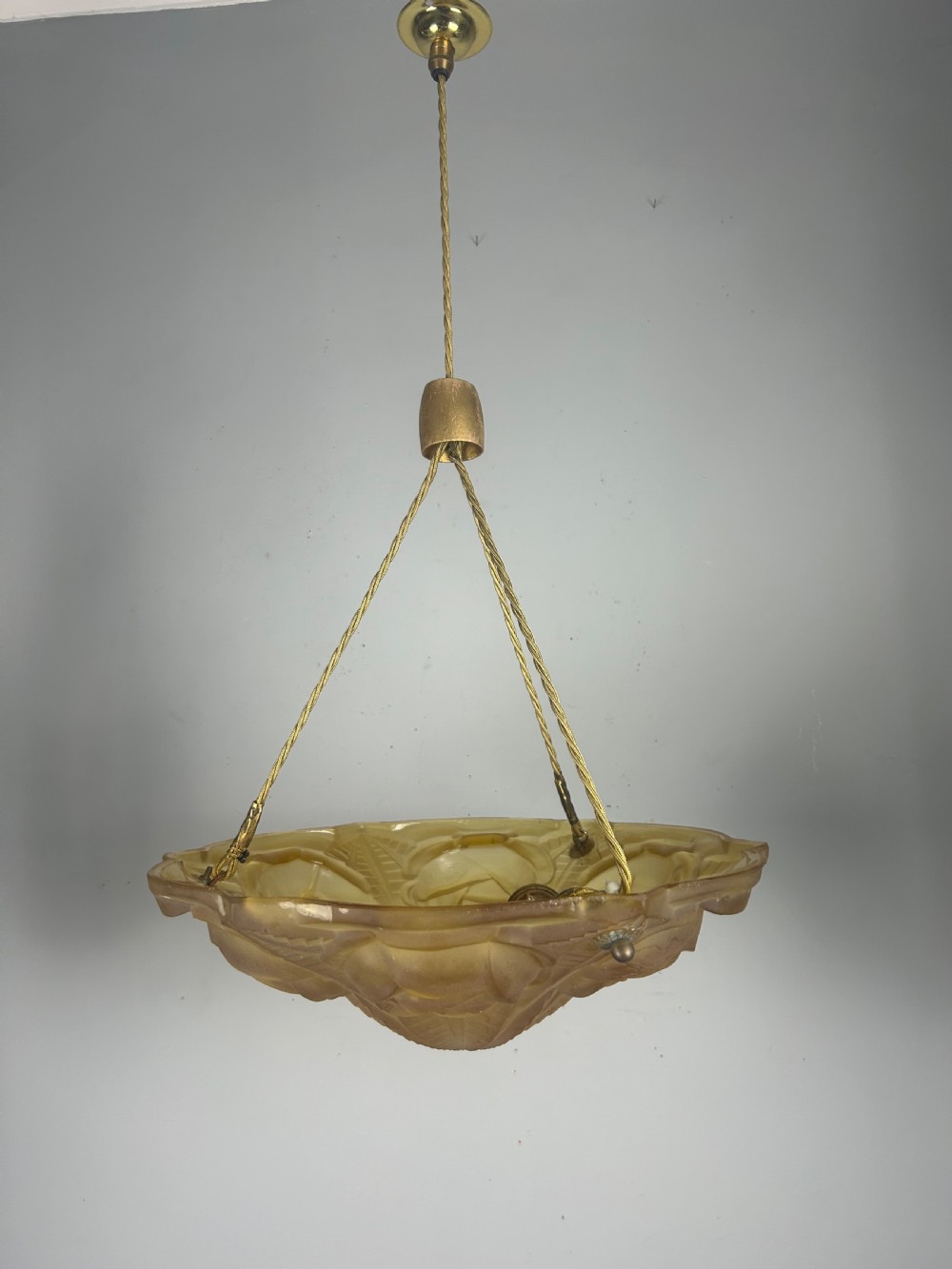 French Art Deco Ceiling Light, Plafonnier View IV
