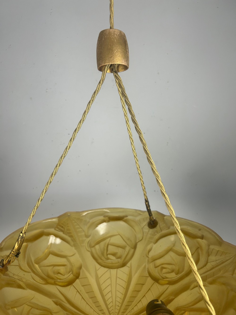 French Art Deco Ceiling Light, Plafonnier View VII