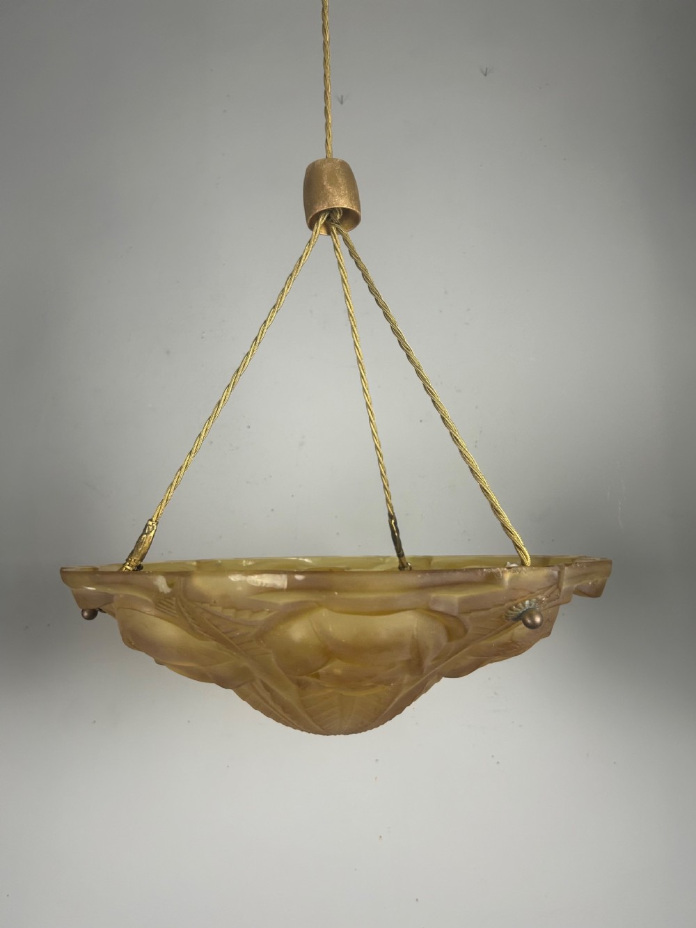 French Art Deco Ceiling Light, Plafonnier View XIII