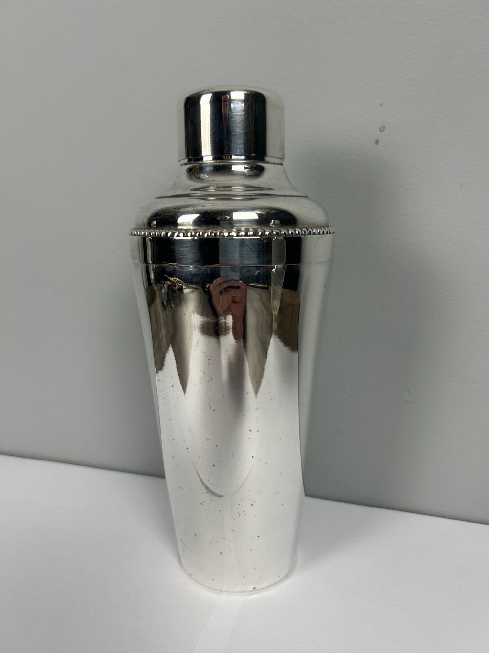 French Silver Plated Art Deco Cocktail Shaker View V