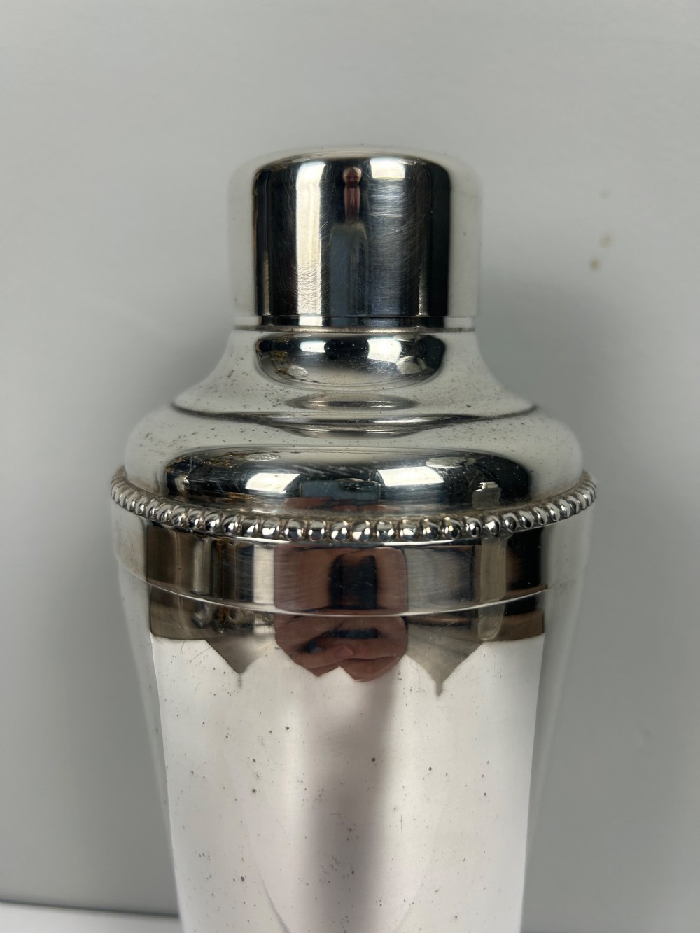 French Silver Plated Art Deco Cocktail Shaker View VI