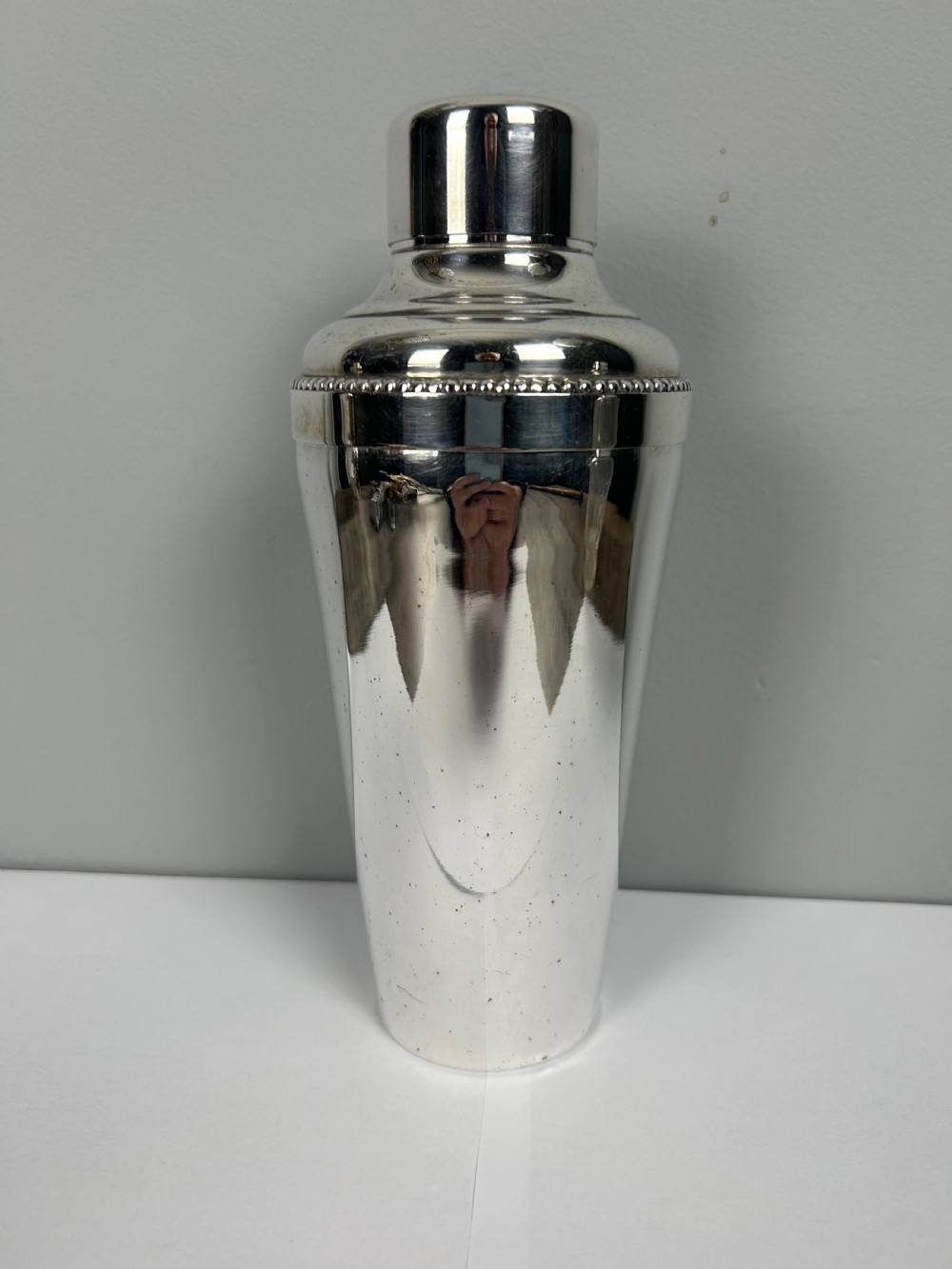 French Silver Plated Art Deco Cocktail Shaker View VII