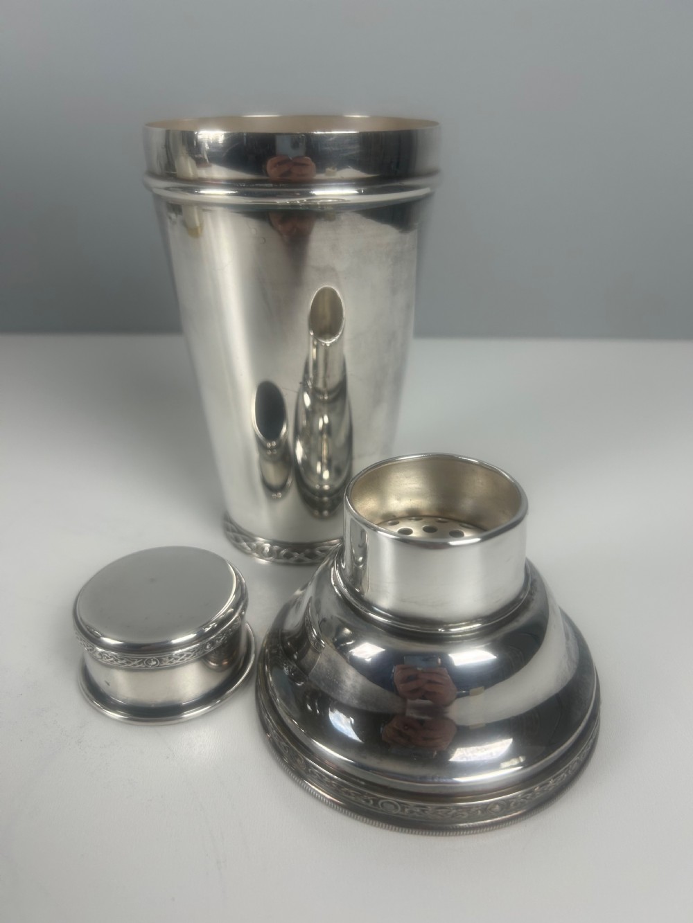 Art Deco Silver Plated Cocktail Shaker  View IV