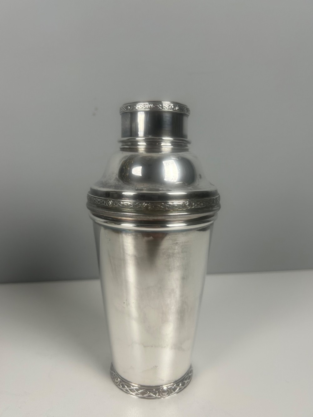 Art Deco Silver Plated Cocktail Shaker  View V