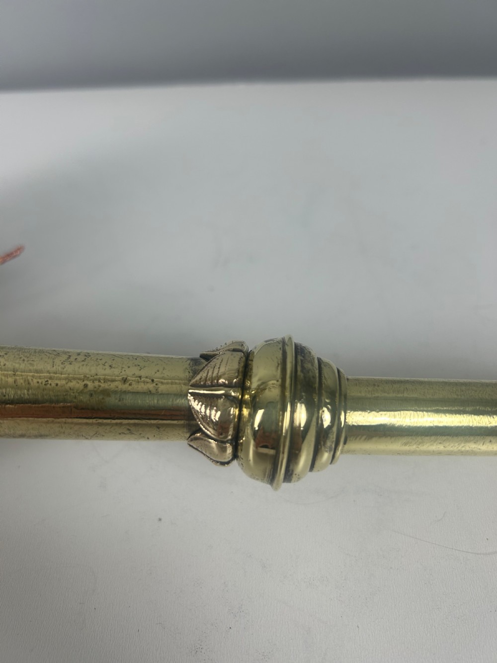 Victorian Rotating Brass Gas Pole Wall Light  View VII
