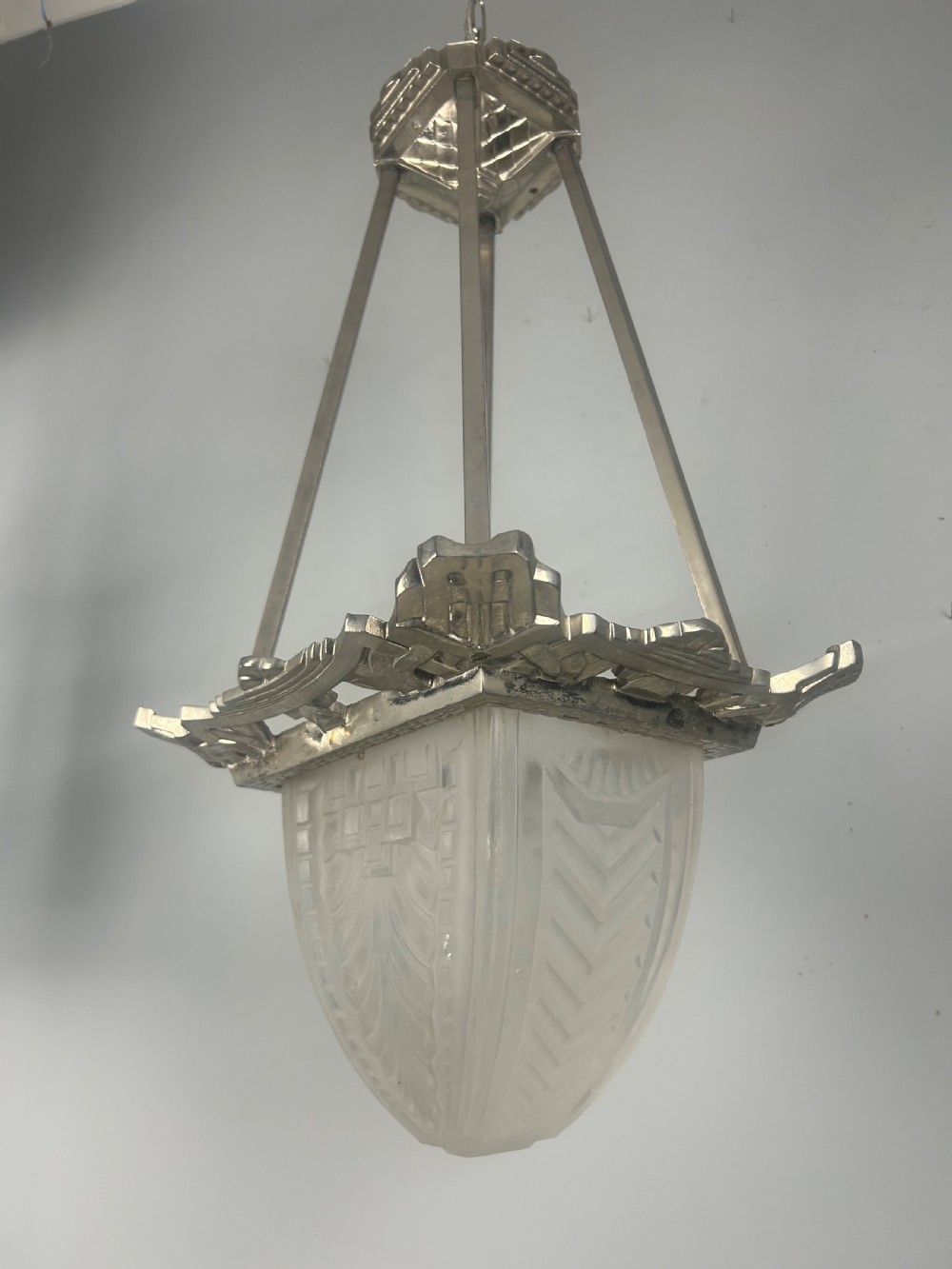 Art Deco Ceiling Light, Chandelier  View V