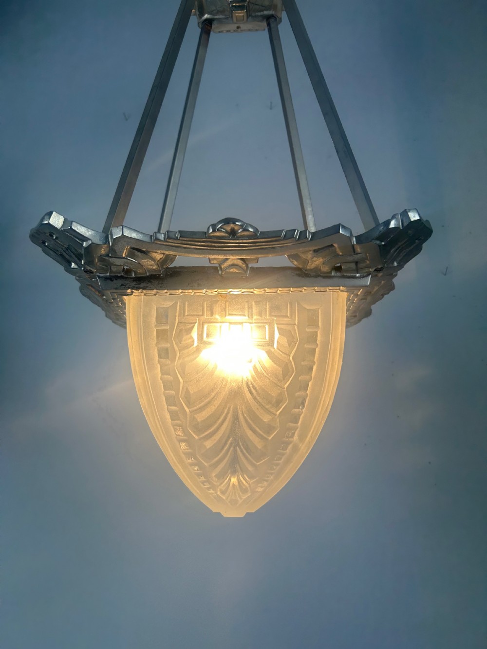 Art Deco Ceiling Light, Chandelier  View IX