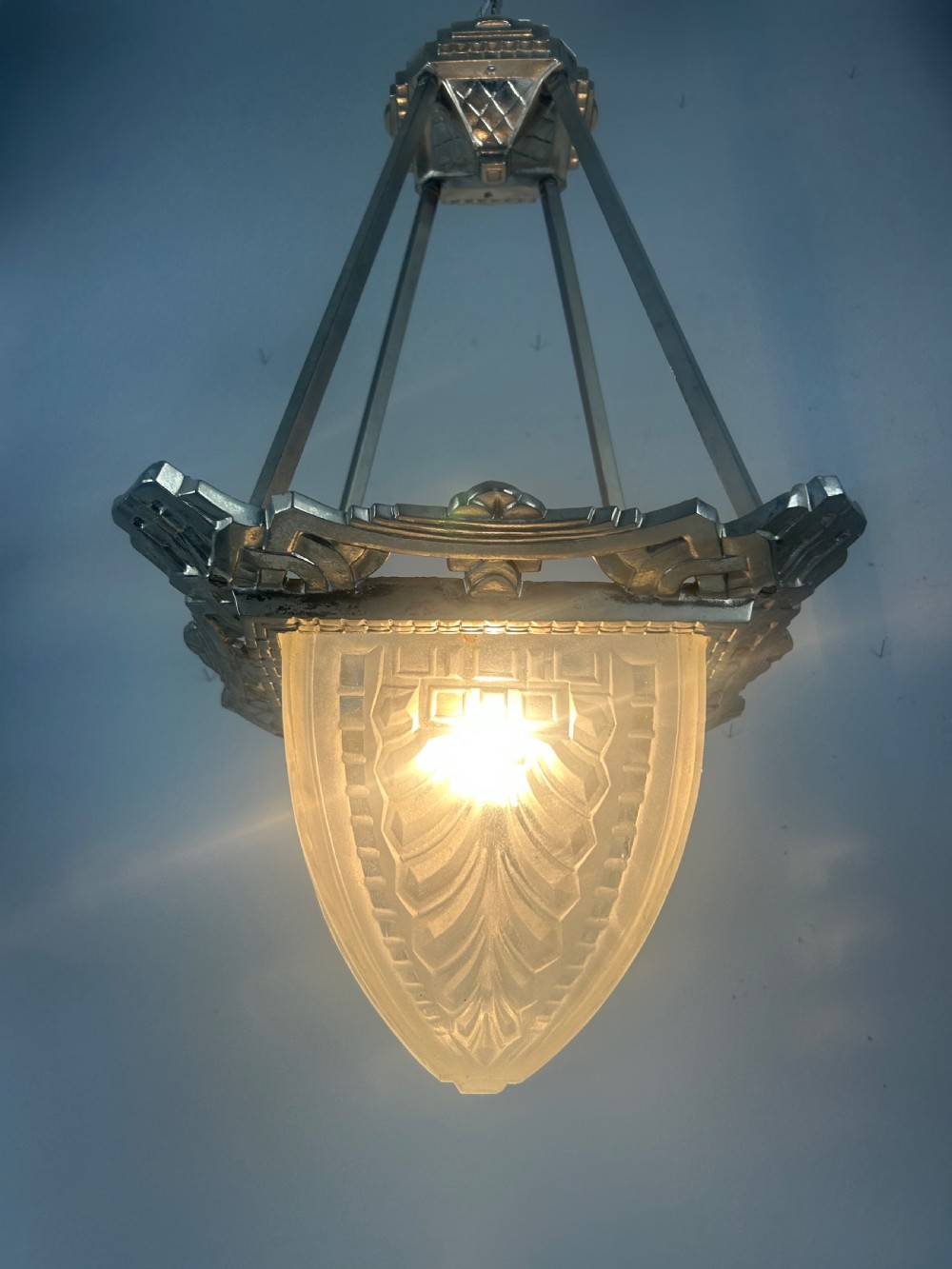 Art Deco Ceiling Light, Chandelier  View X