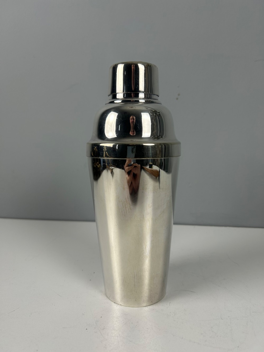 Gregory & Sheehan 1 Pint Art Deco Silver Plated Cocktail Shaker 