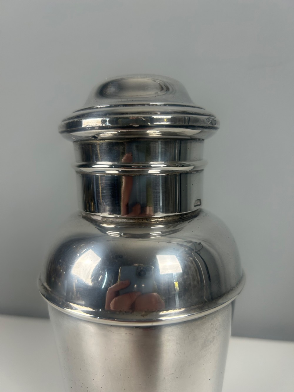 1 Pint Art Deco Silver Plated Cocktail Shaker View IV