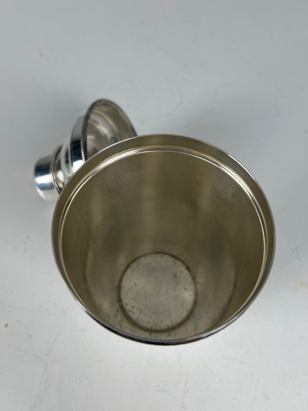 James Dixon Art Deco 1 Pint Silver Plated Cocktail Shaker With Lemon Squeezer View VII