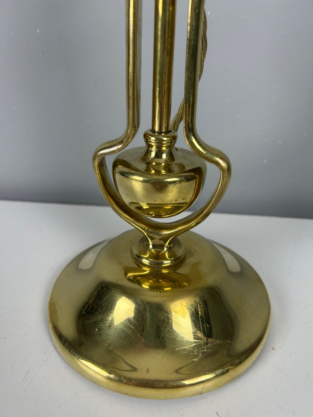 Brass Gimbal Table Lamp, By William Mcgeoch, Rewired and PAT tested  View VI