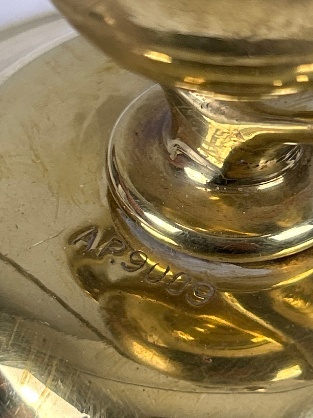 Brass Gimbal Table Lamp, By William Mcgeoch, Rewired and PAT tested  View X