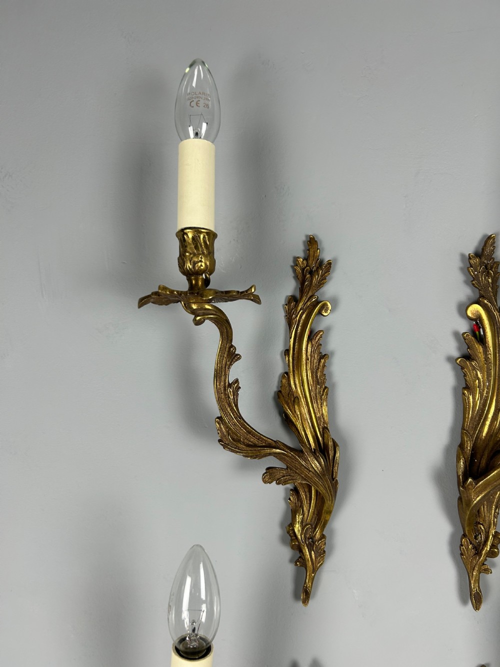 Set of 4 Large French Single Arm Wall Lights  View VIII