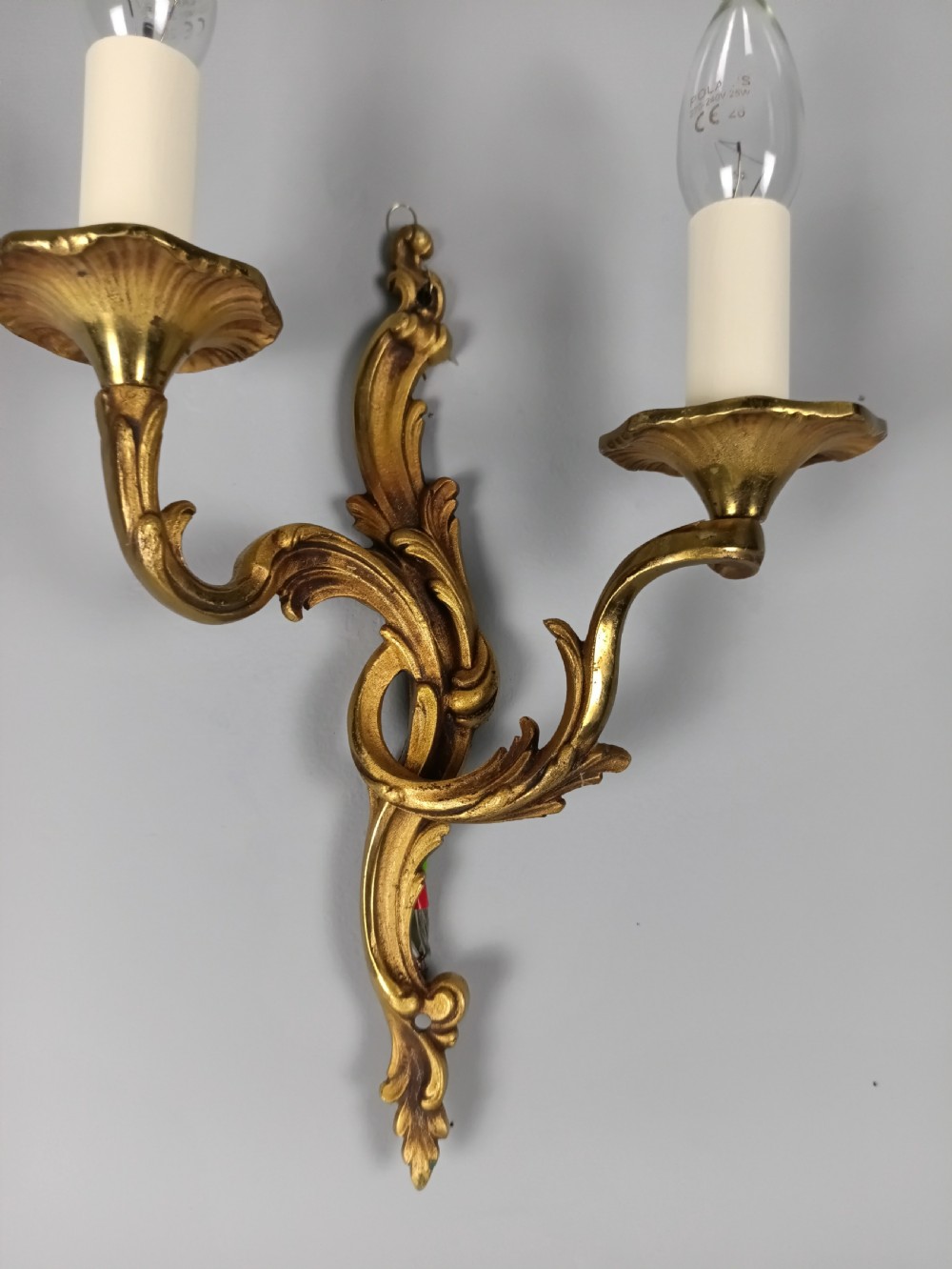 French Gilded Antique Wall Light View II