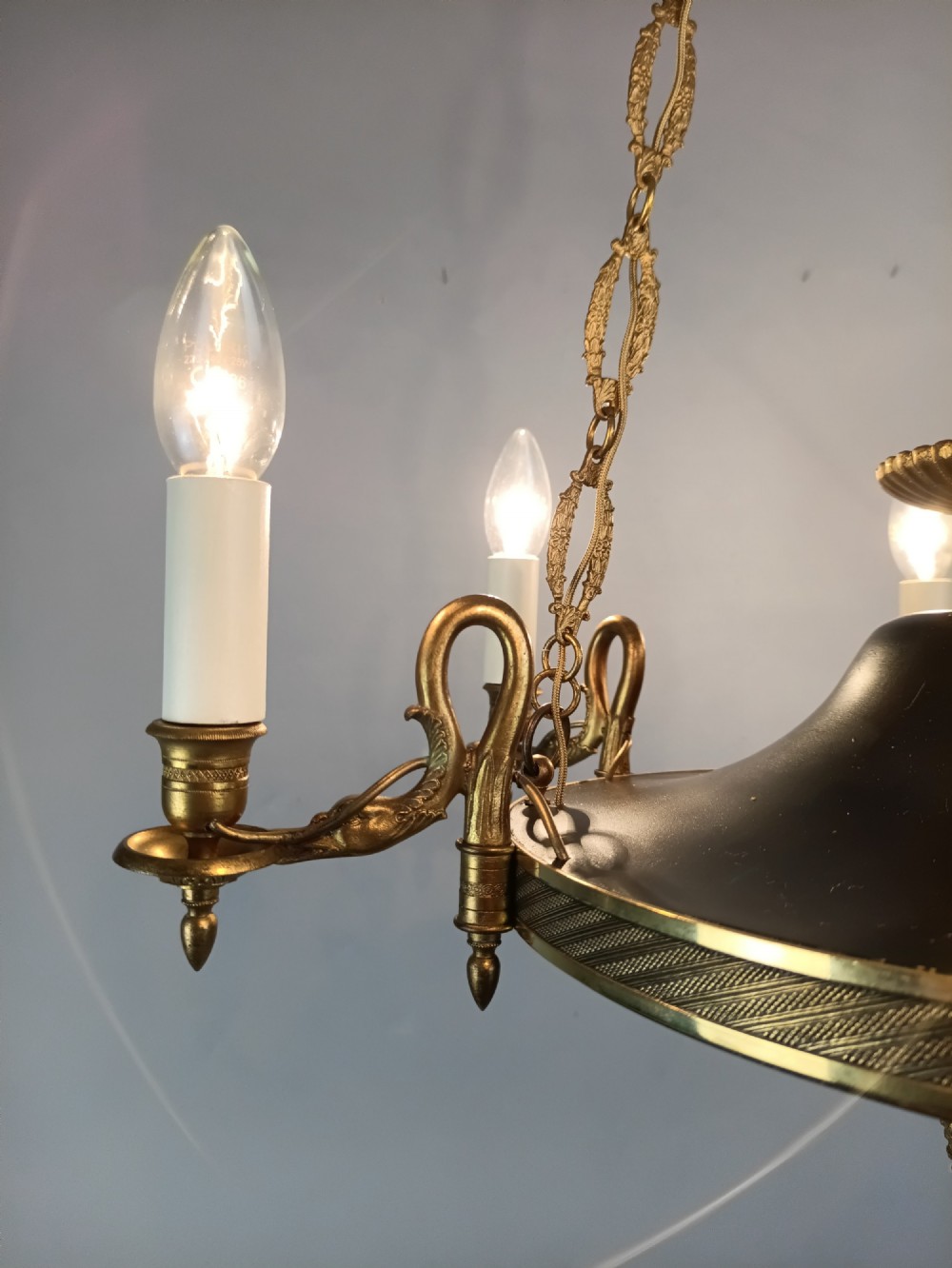 French 6 Light Empire Chandelier View VI