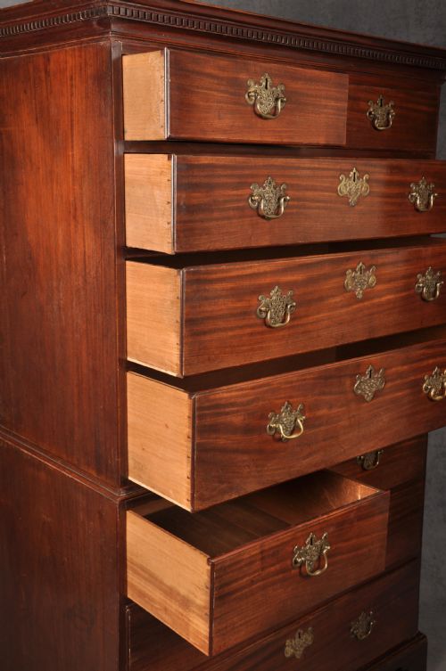 18TH CENTURY MAHOGANY TALLBOY - ADDITIONAL PHOTO 5
