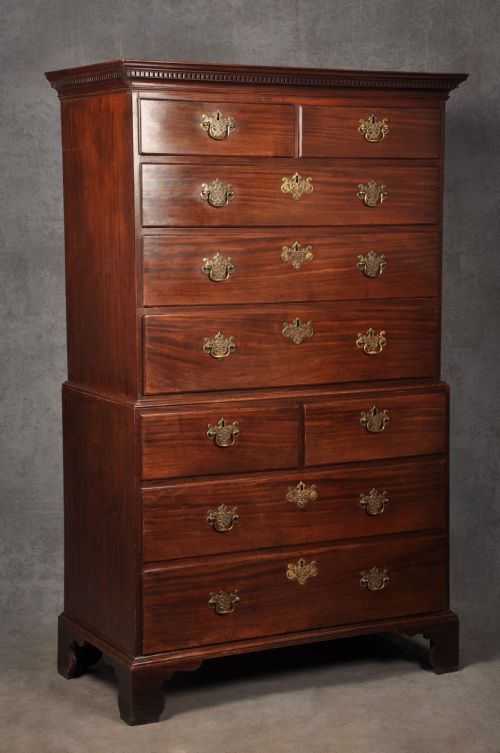 18TH CENTURY MAHOGANY TALLBOY - ADDITIONAL PHOTO 10