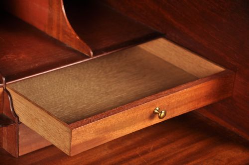 FINE 18TH CENTURY MAHOGANY SECRETAIRE TALLBOY - ADDITIONAL PHOTO 5