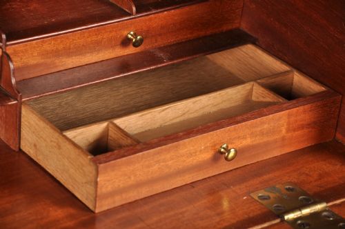 FINE 18TH CENTURY MAHOGANY SECRETAIRE TALLBOY - ADDITIONAL PHOTO 8