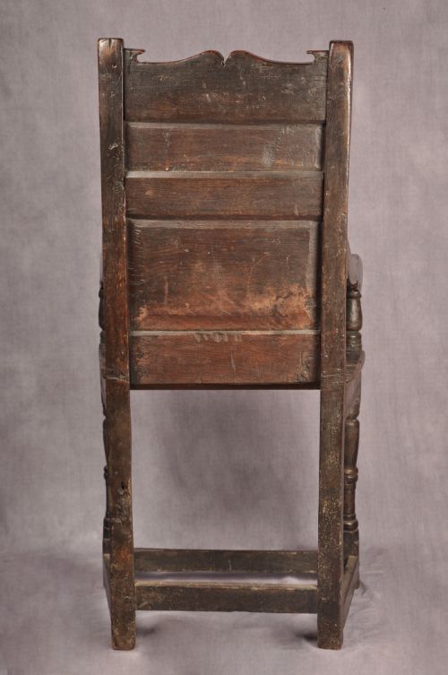 17TH CENTURY OAK WAINSCOT CHAIR - ADDITIONAL PHOTO 6