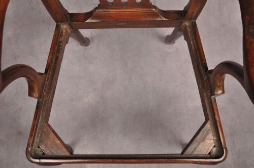 GEORGE II MAHOGANY ARMCHAIR - ADDITIONAL PHOTO 9