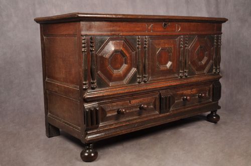 17TH CENTURY OAK MULE KIST - ADDITIONAL PHOTO 15