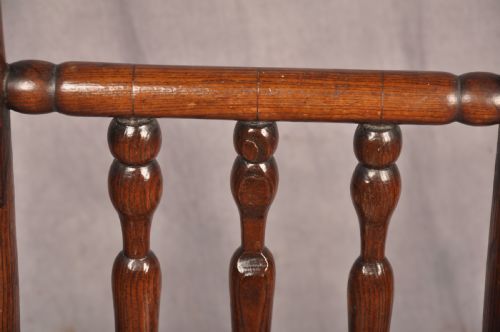 A NEAR PAIR OF 17TH CENTURY ASH TURNERS CHAIRS - ADDITIONAL PHOTO 4