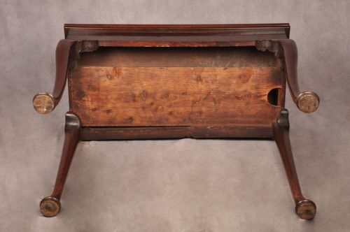 FINE 18TH CENTURY MAHOGANY TRIPLE TOP CARD TABLE - ADDITIONAL PHOTO 19