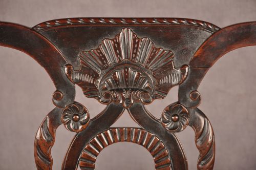 FINE RARE 18TH CENTURY IRISH MAHOGANY ARMCHAIR - ADDITIONAL PHOTO 3