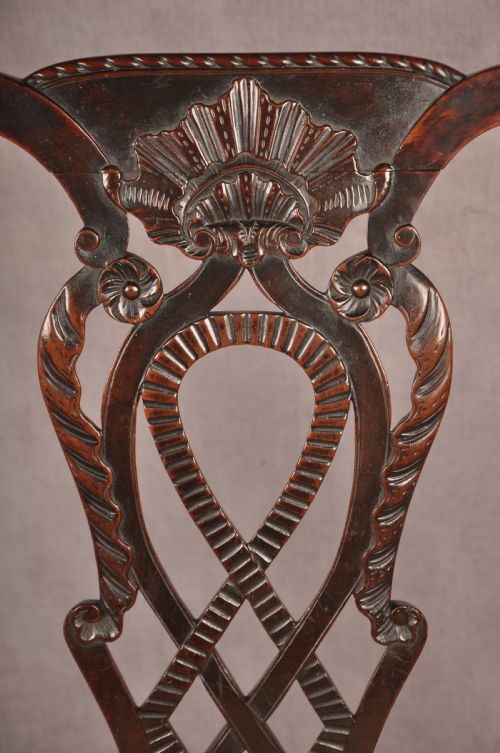 FINE RARE 18TH CENTURY IRISH MAHOGANY ARMCHAIR - ADDITIONAL PHOTO 4