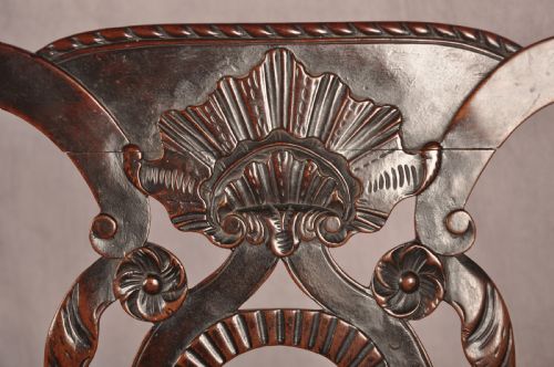 FINE RARE 18TH CENTURY IRISH MAHOGANY ARMCHAIR - ADDITIONAL PHOTO 9