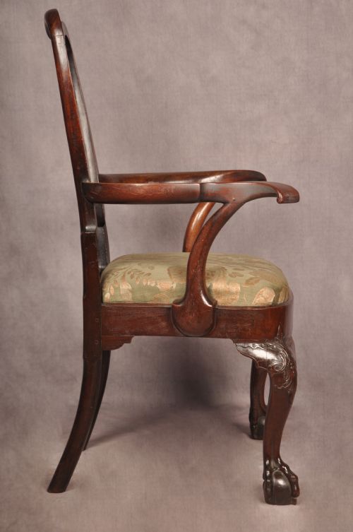 FINE RARE 18TH CENTURY IRISH MAHOGANY ARMCHAIR - ADDITIONAL PHOTO 15
