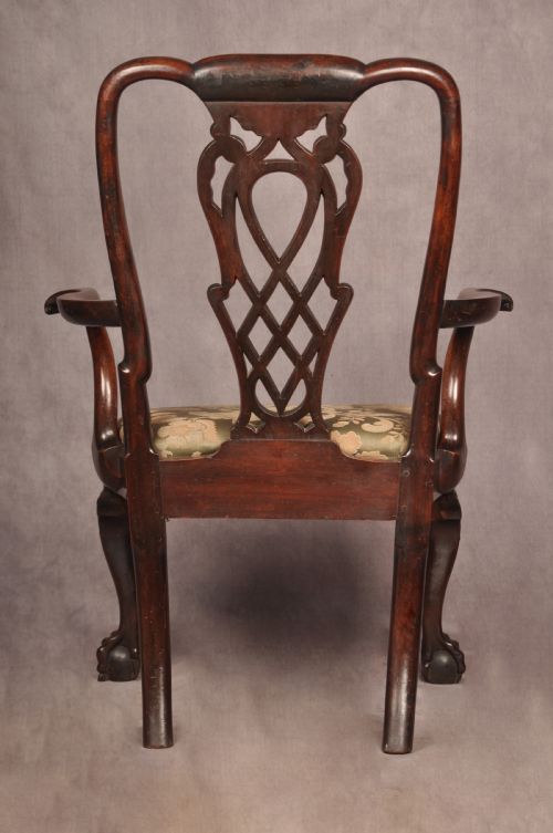 FINE RARE 18TH CENTURY IRISH MAHOGANY ARMCHAIR - ADDITIONAL PHOTO 19
